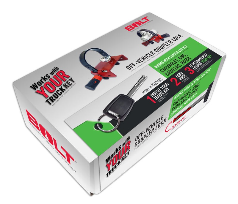 BOLT 7032493 Off-Vehicle Coupler Lock for use with Chevrolet, GMC, Buick and Cadillac Center Cut Keys - Image 5